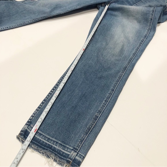 ‼️SOLD‼️Madewell Skinny Overall Raw Hem G1205 Large - Picture 9 of 9